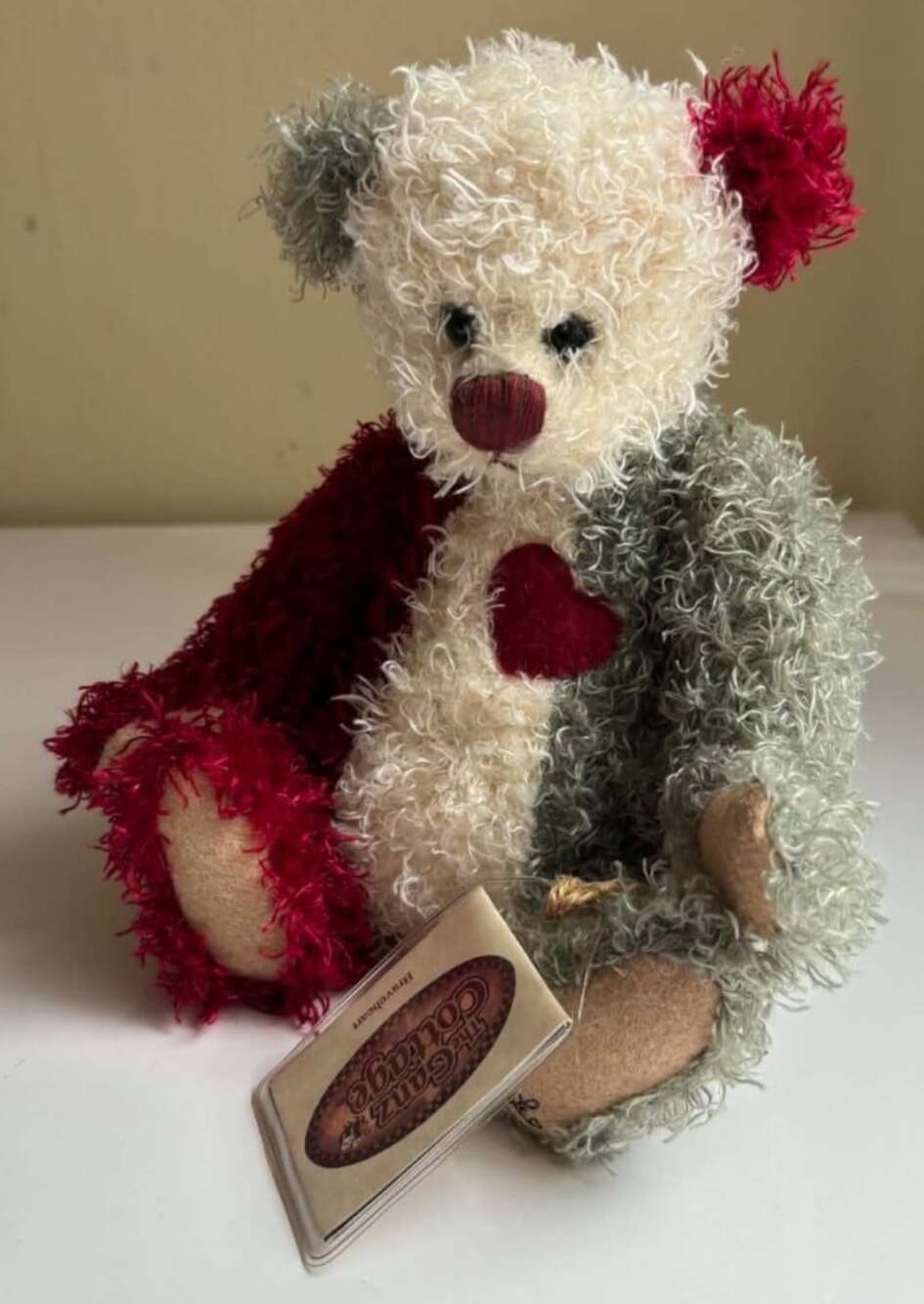 The Ganz Cottage Braveheart CC11096 by Lorraine Chien Plastic Joint Bear 7 Inch